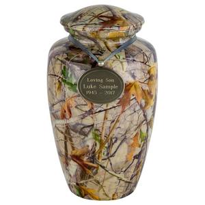 Urna Funeraria de Camuflaje Next Camo G2 - Blanca, Capacidad de 200 Pulgadas Cúbicas, Estilo Americano, Conmemorando a los Cazadores Ávidos y Entusiastas del Aire Libre - Product Image 1