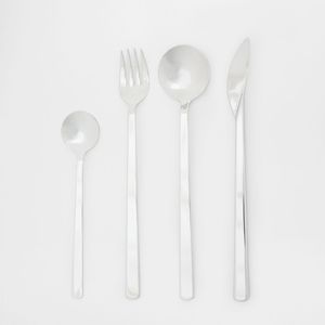 Juego de cubiertos de acero inoxidable de alta calidad con acabado resistente al óxido para el hogar, hotel, restaurante y comedor. - Product Image 2