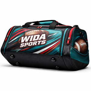 Bolsa Deportiva Impermeable Personalizada Wida Sports 600D, Bolsa de Gimnasio para Equipo de Fútbol Americano, Gran Capacidad - Product Image 3