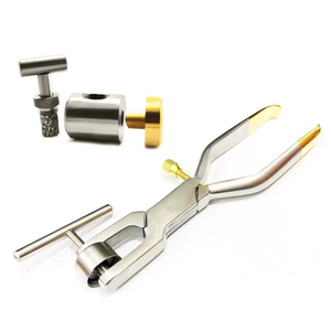 Juego de 2 Piezas para Injerto Óseo Dental, Triturador de Hueso Manual de 30 mm, Acero Inoxidable de Grado Médico, Autoclavable, Instrumento de Implante con Certificación CE - Product Image 1
