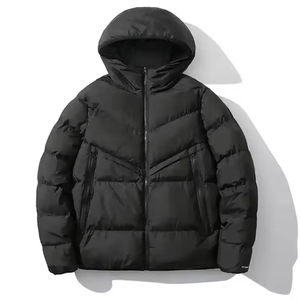 Chaquetas de Invierno para Hombre 2026, al por Mayor, con Logotipo Personalizado, Abrigos Cálidos con Decoración Bordada, Estilo Acolchado para Exteriores, Unisex - Product Image 4