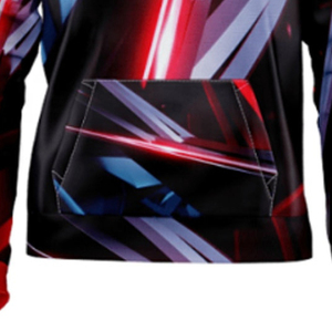 เสื้อฮู้ดดี้ซับลิเมชั่นผู้ชาย พิมพ์ลายโลโก้/สีตามสั่ง สวมใส่สบาย ระบายอากาศได้ดี ไม่ยับง่าย สำหรับผู้ใหญ่ - Product Image 3