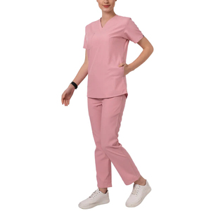 Dernier design de tenues médicales 2 pièces pour femmes, entièrement personnalisables, qualité supérieure, détection des aiguilles, uniforme d'infirmière sans couture - Product Image 3