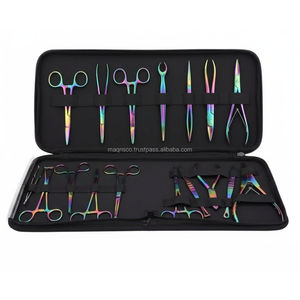 Kit de Herramientas para Perforaciones Corporales de Acero Inoxidable de 8 Piezas, Personalizado, de Alta Calidad, Duradero, Profesional, para Oreja, Nariz y Pezón - Product Image 3