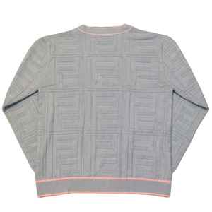 Cárdigan Azul Claro para Mujer, Suéter de Punto con Botones al Frente, Manga Larga, Estilo Casual para Oficina, Ribete en Contraste, Venta al Por Mayor OEM - Product Image 2