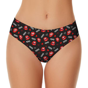 Tanga Sexy de Alta Calidad para Mujer, Estilo G-String, Estampado de Leopardo, Cintura Baja, Sin Costuras, con Forro Interior - Product Image 3