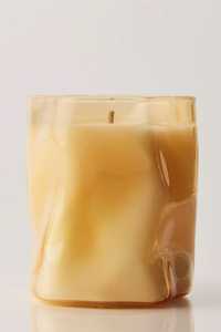 Vela Dorada Brillante en Frasco Cilíndrico Resistente al Calor y Reutilizable para Decoración del Hogar - Product Image 4