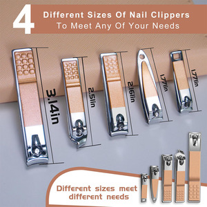 Professional Stainless Steel Manicure Pedicure <b>Kit</b> 30 Pcs Portable <b>Nail</b> Care Tools Set With Case Classic Style Manicure Set - Product Image 3