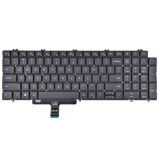 Laptop Keyboard N7N16 0N7N16 Backlit for Dell Latitude 5520 5521 Precision 3560 3561