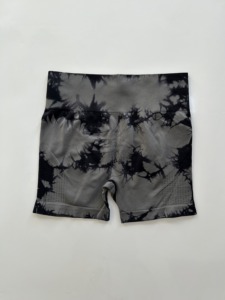 Shorts taille haute pour femme, avec logo personnalisé, pour yoga, entraînement en salle de sport, effet froncé fessier, fitness, OEM ODM, marque privée, vente en gros - Product Image 5