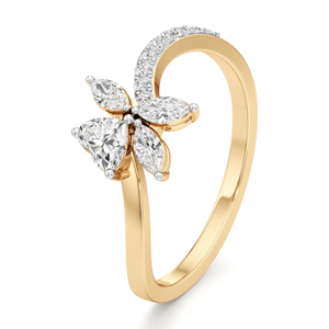 Oval Cut Diamond Engagement <b>Ring</b> In Yellow Gold Classic Style Women's Fine Jewelry - Product Image 1