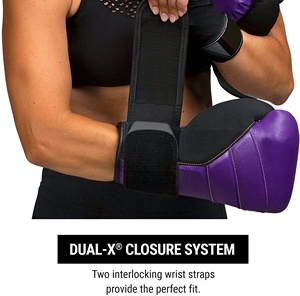 Guantes de boxeo de piel de vaca auténtica personalizados unisex tamaños variados para entrenamiento MMA 8oz 10oz 12oz 14oz 16oz - Product Image 4