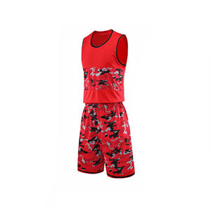 Uniforme de basketball unisexe de haute qualité 100% polyester avec couleurs personnalisées imprimées, respirant, options de tailles plus grandes, logo sur le devant - Product Image 5