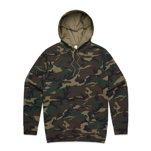 Sudadera con Capucha para Hombre, Estampado de Camuflaje, Corte Regular, Felpa Francesa, Estilo Casual Otoñal - Product Image 1
