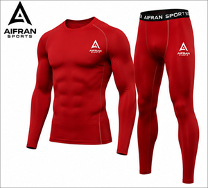 <b>Compression</b> Wear Set <b>Men's</b> Sports Quick Dry Long Sleeve <b>Compression</b> <b>Shirt</b> & <b>Compression</b> Tights (Polyester/Nylon) - Product Image 6