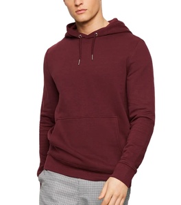 Sweat à capuche en molleton 100% coton pour homme, design personnalisé, style streetwear décontracté pour l'hiver, couleur unie, respirant, personnalisable - Product Image 1