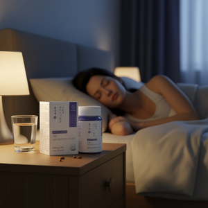 แคปซูลอาหารเสริมสมุนไพรธรรมชาติ K-Healthy OEM/ODM แบรนด์ส่วนตัว วิตามินบี สารสกัดจากเชอร์รี่ทาร์ท แอล-ทริปโตฟาน และทีอะนีน เพื่อการพักผ่อนอย่างมีประสิทธิภาพ - Product Image 2