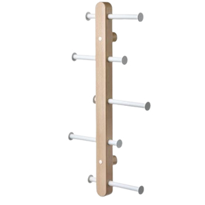 Nuevo Gancho de Pared de Metal y Madera de Estilo Vintage, Forma Única, Acabado Marrón, Gancho de Pared con Acabado Antiguo, Precio de Fábrica - Product Image 1