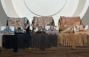 ชุด2ชิ้นหนังวัวสองชิ้นแบบมีซิป, กระเป๋าถือหนังวัวขนาดใหญ่จุของ2025 - Product Image 4