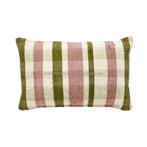 Haute qualité 30x50 moderne tissé Style housse de coussin décoration oreiller Sham couverture pour la maison et l'extérieur de l'Inde - Product Image 6