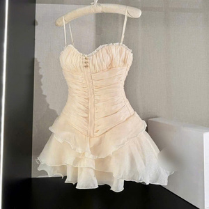 Robe longue élégante en soie à manches courtes pour femme – Lavable, design uni simple, alliant parfaitement élégance, confort et décontracté - Product Image 6