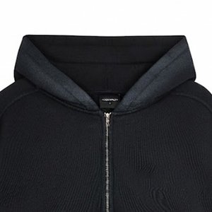 New Arrivals Custom Logo Women's Hooded Sweatshirt Solid Color Full Sleeve Knitted Breathable Short Length Autumn/Wear - Product Image 5