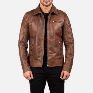 Nouvelle veste en cuir élégante et personnalisée, 100% cuir véritable, pour l'hiver, veste personnalisée, meilleure qualité de matériau, veste en cuir tendance - Product Image 5