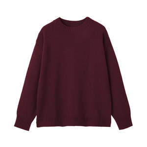 Pull-over en tricot 100% coton unisexe sur mesure OEM/ODM, coupe classique, couleur unie, manches longues, doux et confortable pour l'hiver - Product Image 2