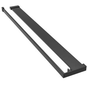 Estante de Ducha Grande y Resistente de Aleación de Aluminio Negro, Estantes para Baño - Product Image 2