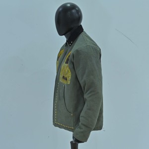 Blouson Bomber Homme Hiver Personnalisé Style Baseball Coupe Slim Boutonné Tendance Extérieur - Product Image 6