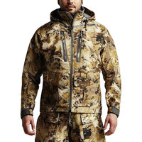 Veste de chasse pour hommes adultes, en softshell solide, légère et écologique, manches longues, coupe-vent, pour l'automne, pour l'extérieur