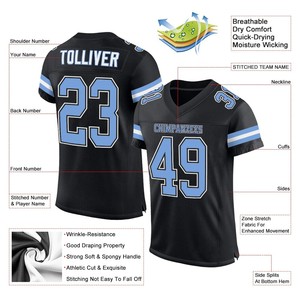 Custom Football Team Jerseys Football Shorts 100% Polyester Lightweight Quick Dry Moisture Wicking Factory Discounted Price - Product Image 2