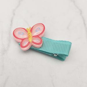 Ensemble de pinces à cheveux vertes adorables pour filles, avec fleurs 3D, nœuds papillon et fruits, confortables et sécurisées - Product Image 5
