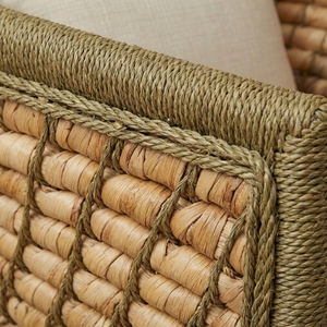 Handmade Rattan Woven <b>Dining</b> Chair Luxury <b>Armchair</b> Cushion Removable Cover Eco-Friendly Modern Nordic Leisure <b>Dining</b> Chairs for - Product Image 6