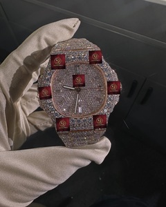 Reloj de Diamantes Unisex de Lujo de 42 mm, Analógico, Mecánico, Cristal de Zafiro, Correa de Acero Inoxidable, Cierre Plegable, Alarma de Alta Calidad - Product Image 1