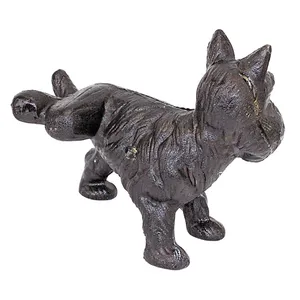 Figurine de bouledogue français en aluminium poli avec impression par gravure, 6 pouces, décoration d'intérieur, sculpture animale - Product Image 4