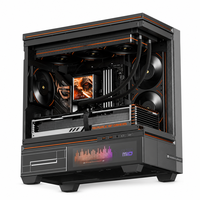 Refroidisseur de processeur liquide AIO Thermalright Peerless Vision 360 ARGB BLACK avec écran 3,95 pouces, pompe 3000 tr/min, compatible LGA1851 AM5, kit système de bureau