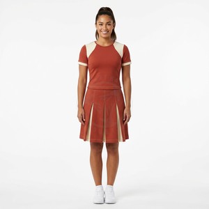 Uniformes de Animadoras 2026 de Tres Colores con Bloques de Color Intensos y Marca del Equipo para Equipos de Competición OEM - Product Image 3