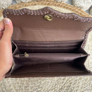 2026 Wholesale New Arrival Floral Carving <b>Tooled</b> <b>Leather</b> Wallet Purse Genuine Cow <b>Leather</b> Card Holder Wristlet Clutch for Women - Product Image 6