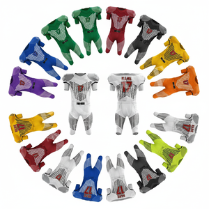 Quick Dry Solid Plain Polyester Football Jersey Pants Athletic Uniform <b>Set</b> Breathable Gear Manufacturer Tournament Practice Kit - Product Image 1