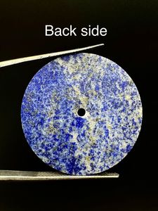 Disque rond en lapis-lazuli bleu naturel, 31,50 mm, 1,50 mm d'épaisseur, cadran de montre classique et élégant - Product Image 6