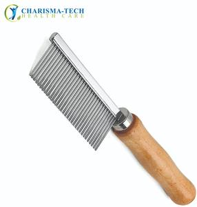 Brosse à dents double face en métal de qualité supérieure pour chiens et chats, instruments vétérinaires - Product Image 1