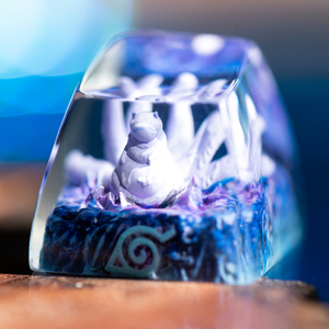 Teclas Artesanales Bosque Místico, Teclas Artesanales Personalizadas, Teclas Anime Lindas, Teclas Verdes, Juego de Teclas, Teclas de Madera - Product Image 1