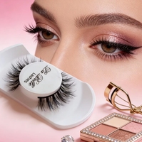 Faux cils entiers personnalisables, tendance, glamour, réutilisables, avec bande flexible, pour un usage quotidien décontracté