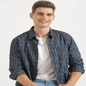 Chemise à carreaux décontractée à manches longues 100% coton pour hommes, respirante et anti-rides, taille S-5XL pour adolescents - Product Image 3