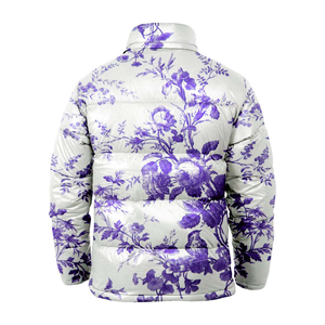 New Men's High Street Style Sublimation Puffer Jacket Warm Factory Wholesale Winter Wear with Custom <b>Bubble</b> <b>Coat</b> Windproof - Product Image 4
