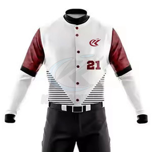 Uniformes de Béisbol de Poliéster Transpirable con Logotipo Personalizado y Diseño Único Hechos en Fábrica para Hombre - Product Image 4