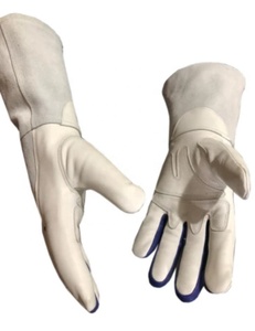 Gants en cuir à paume complète avec caoutchouc taille XL Gants de travail de soudage de construction imperméables d'hiver de protection anti-coupure - Product Image 5