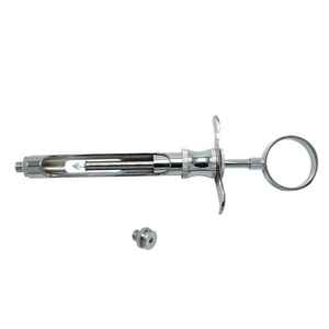 Seringue dentaire professionnelle manuelle en acier inoxydable pour l'hygiène dentaire, l'irrigation et le nettoyage buccal - Product Image 1