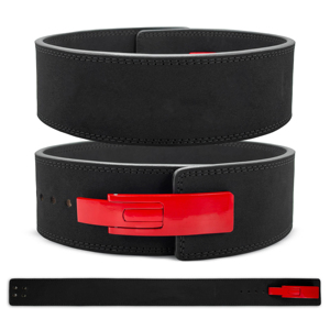 Custom Logo Cowhide Leather Lever Buckle <b>Belt</b> Gym Workout Waist Support Strongman <b>Powerlifting</b> Training 10MM Weightlifting <b>Belt</b> - Product Image 1